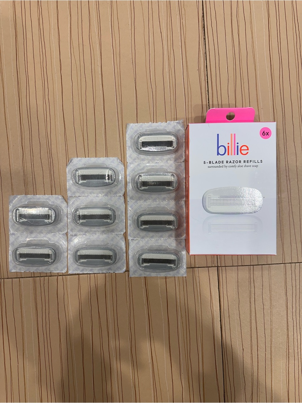 Billie 5-Blade Razor Refills - 15 refill cartridges.
